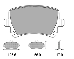 Τακάκια οπ Audi,Seat,Skoda,VW