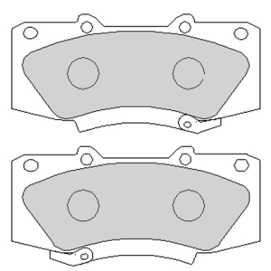 Τακάκια εμ (25209) Toyota: Hilux (05-)