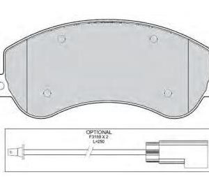 Τακάκια εμ (24484) Ford: Transit VW: Amarok