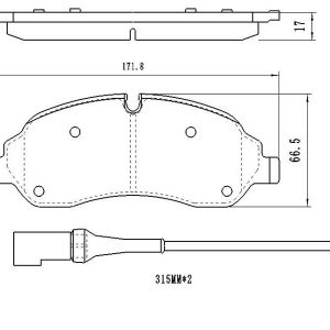 Τακάκια εμ (22034) Ford: Tourneo, Transit