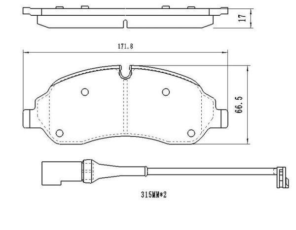 Τακάκια εμ (22034) Ford: Tourneo, Transit