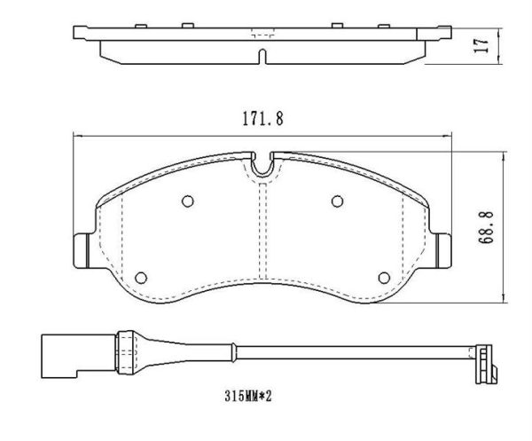 Τακάκια εμ (25602) Ford: Tourneo, Transit