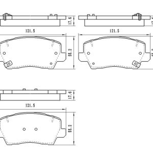 Τακάκια εμ (22904) Kia: Picanto