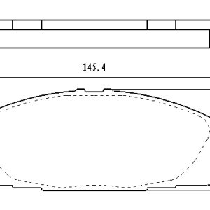 Τακάκια εμ (24680) Toyota: Hiace