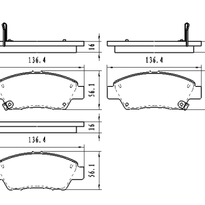 Τακάκια εμ (24979) Honda: CR-Z, Jazz
