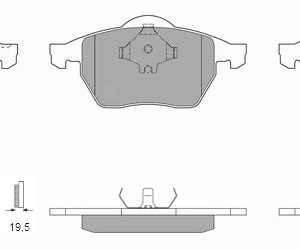 Τακάκια εμ Audi A3(96-03),TT Seat Ibiza,Leon,ToledoSkoda Octavia