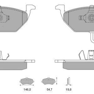 Τακάκια εμ Audi,Seat,Skoda,VW