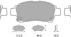 Τακάκια εμ ToyotaYaris