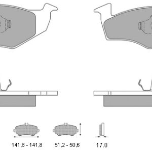 Τακάκια εμ Seat,Skoda,VW