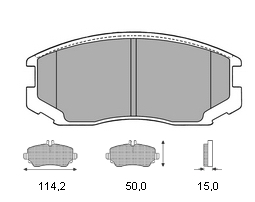 Τακάκια εμ DaihatsuTeriosMitsubishiColt,Lancer