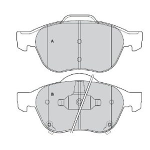 Τακάκια εμ Toyota Avensis (T22) (23996)