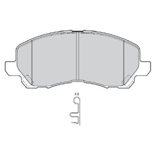 Τακάκια εμ Citroen C4 aircross (12-)Mitsubishi Lancer 03- Peugeo