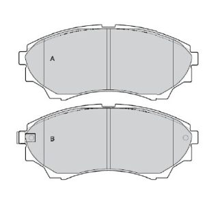 Τακάκια εμ Ford Ranger 99-Mazda B,BT-50 (24353)