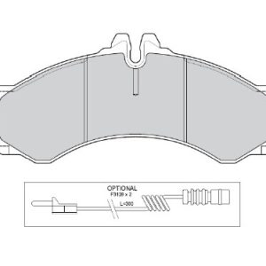 Τακάκια εμ Mercedes Sprinter (901, 902, 903, 904) (29153)