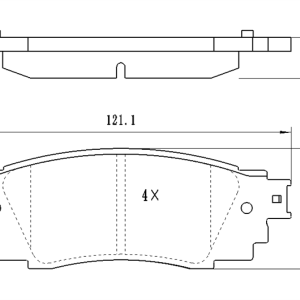 Τακάκια οπ (22434) Toyota: Carmy, Rav 4